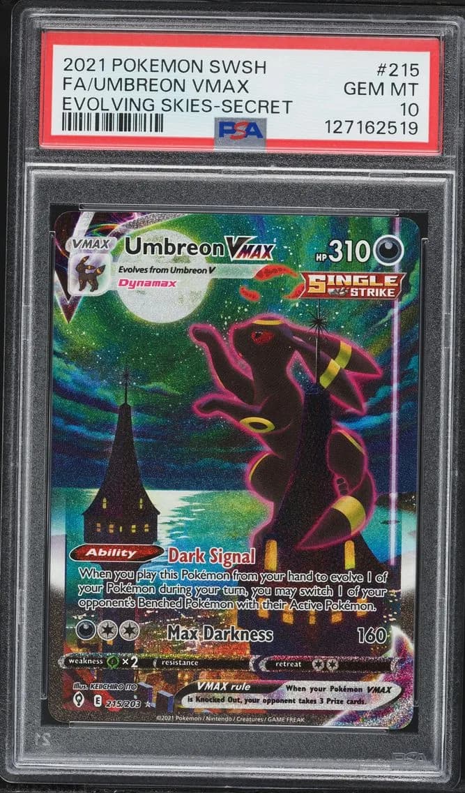 Full Art/Umbreon Vmax, PSA 10