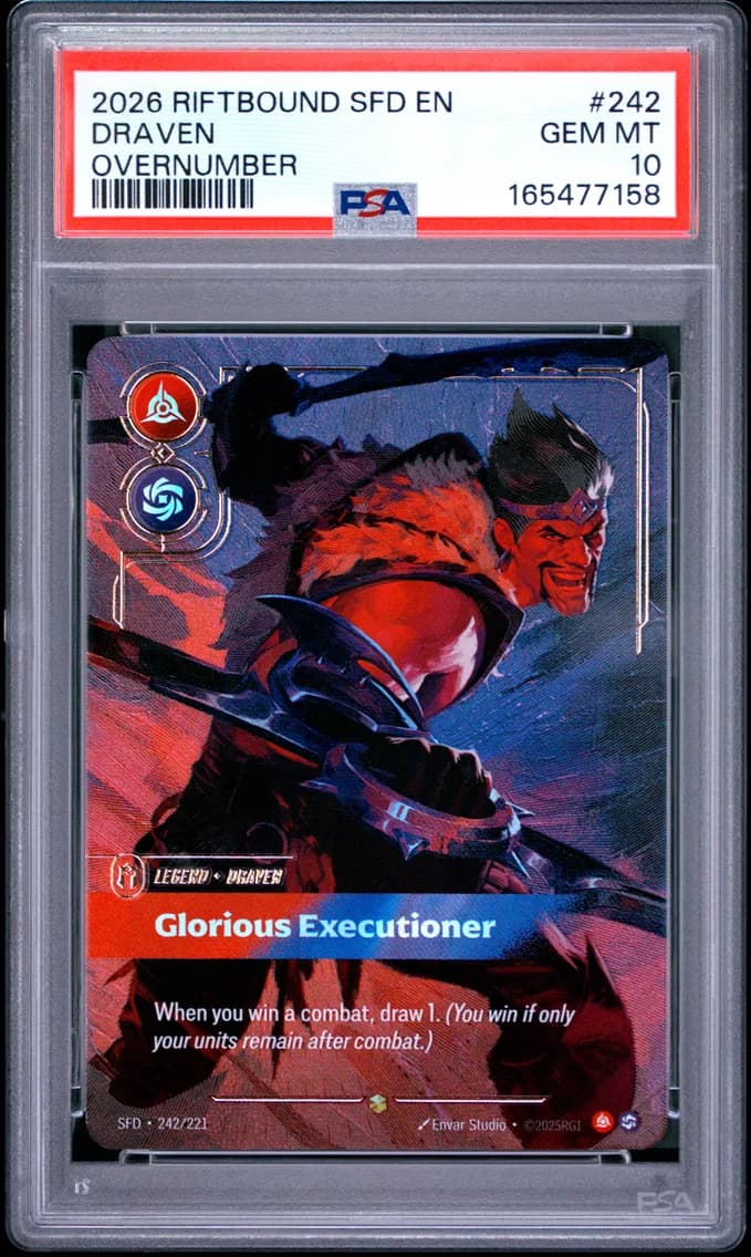 Draven - Glorious Executioner, PSA 10