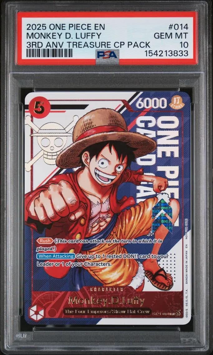 Monkey D. Luffy, PSA 10