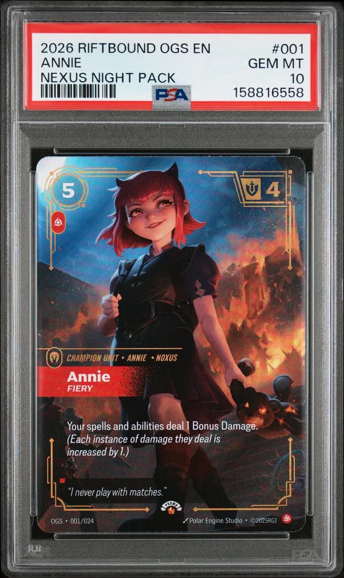 Annie - Fiery, PSA 10