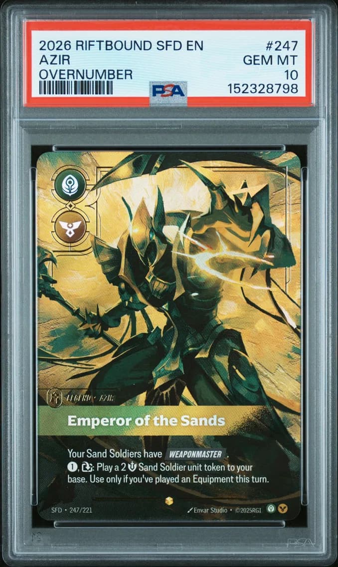 Azir - Emperor of the Sands, PSA 10