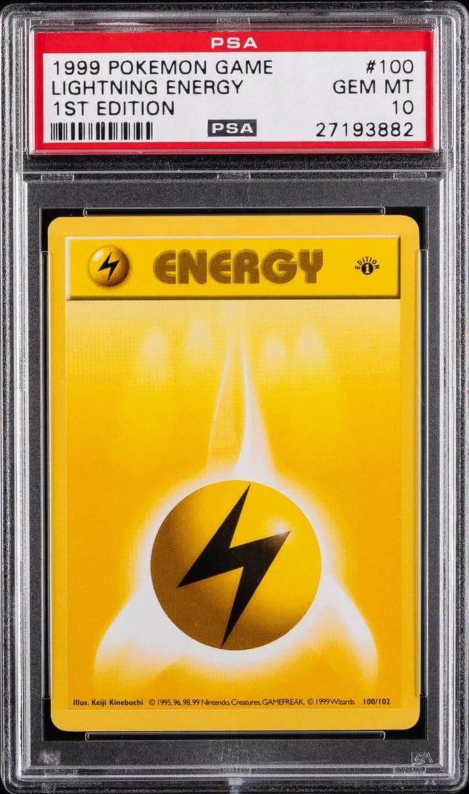 Lightning Energy 1st Edition, PSA 10