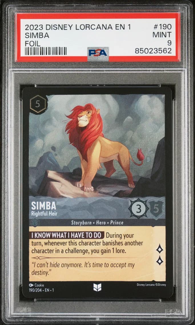 Simba - Rightful Heir, PSA 9