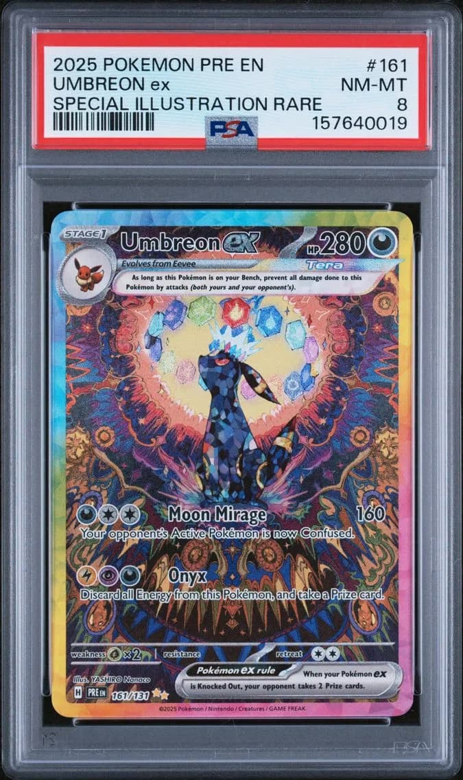 Umbreon EX, PSA 8