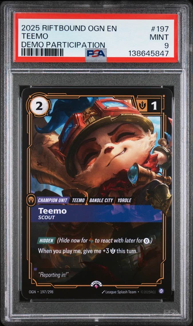 Teemo - Scout, PSA 9