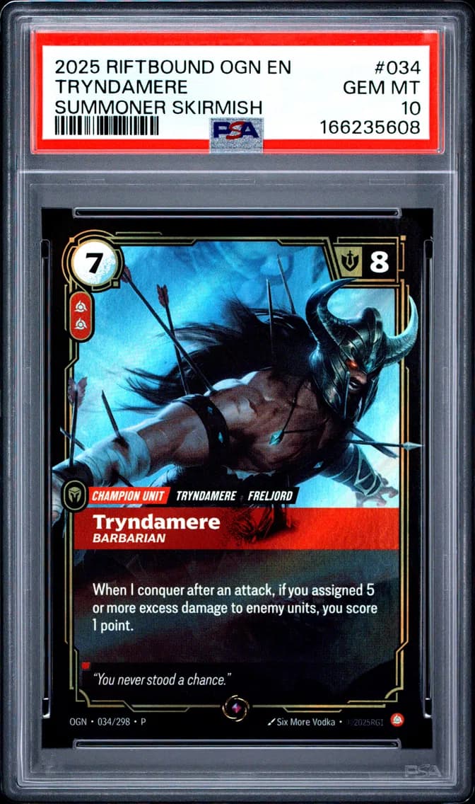 Tryndamere - Barbarian, PSA 10