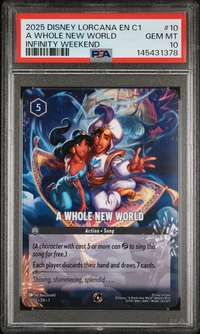 A Whole New World, PSA 10