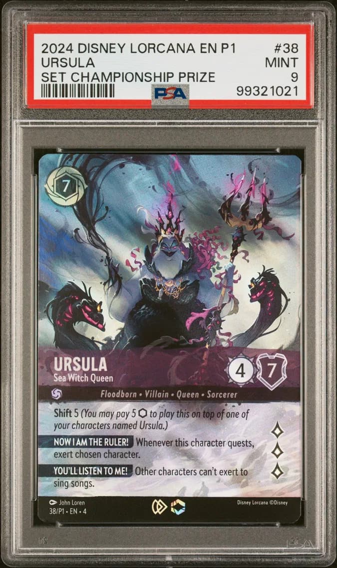 Ursula - Sea Witch Queen, PSA 9