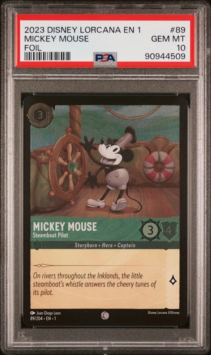 Mickey Mouse - Steamboat Pilot, PSA 10