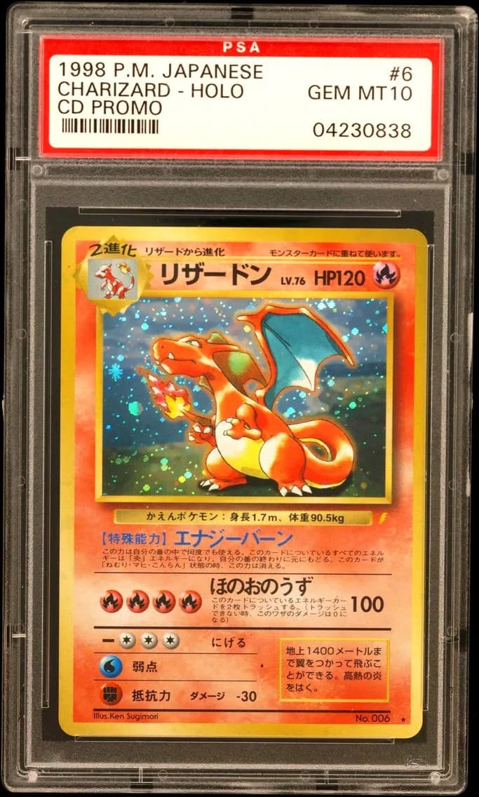 Charizard-Holo, PSA 10