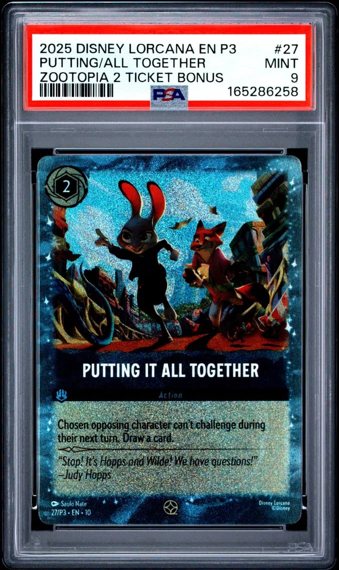 Putting It All Together, PSA 9