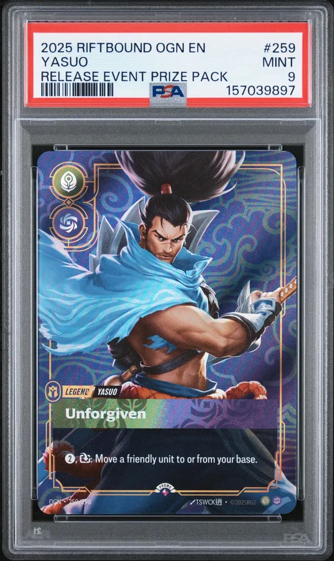 Yasuo - Unforgiven, PSA 9