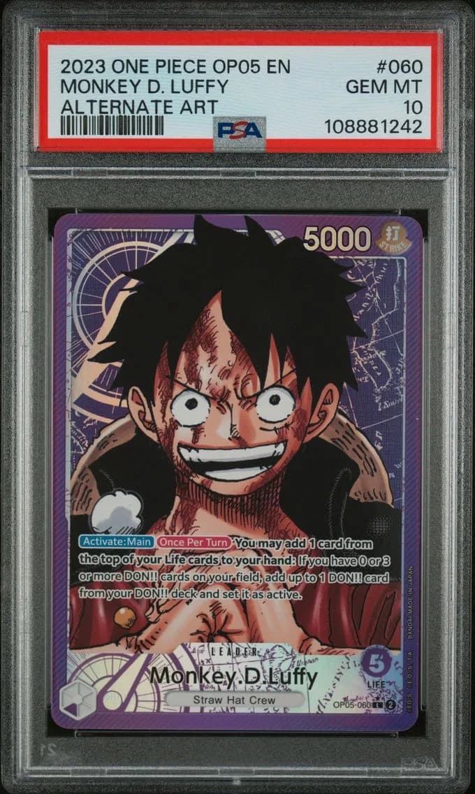Monkey D. Luffy, PSA 10