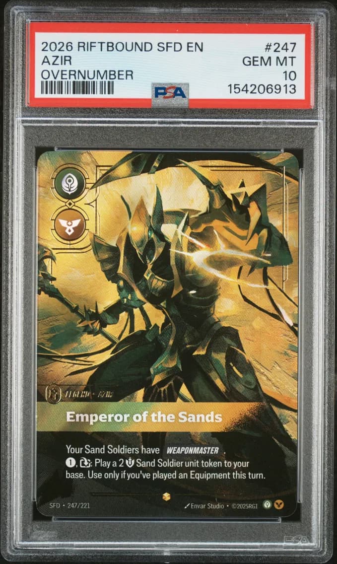 Azir - Emperor of the Sands, PSA 10