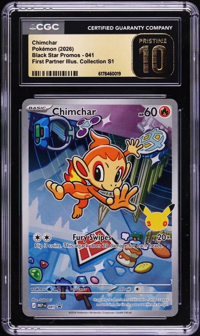 Chimchar, CGC Pristine 10