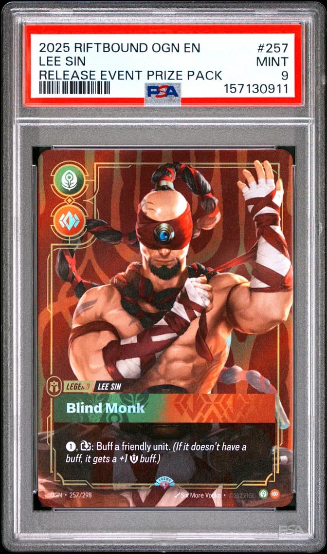 Lee Sin - Blind Monk, PSA 9