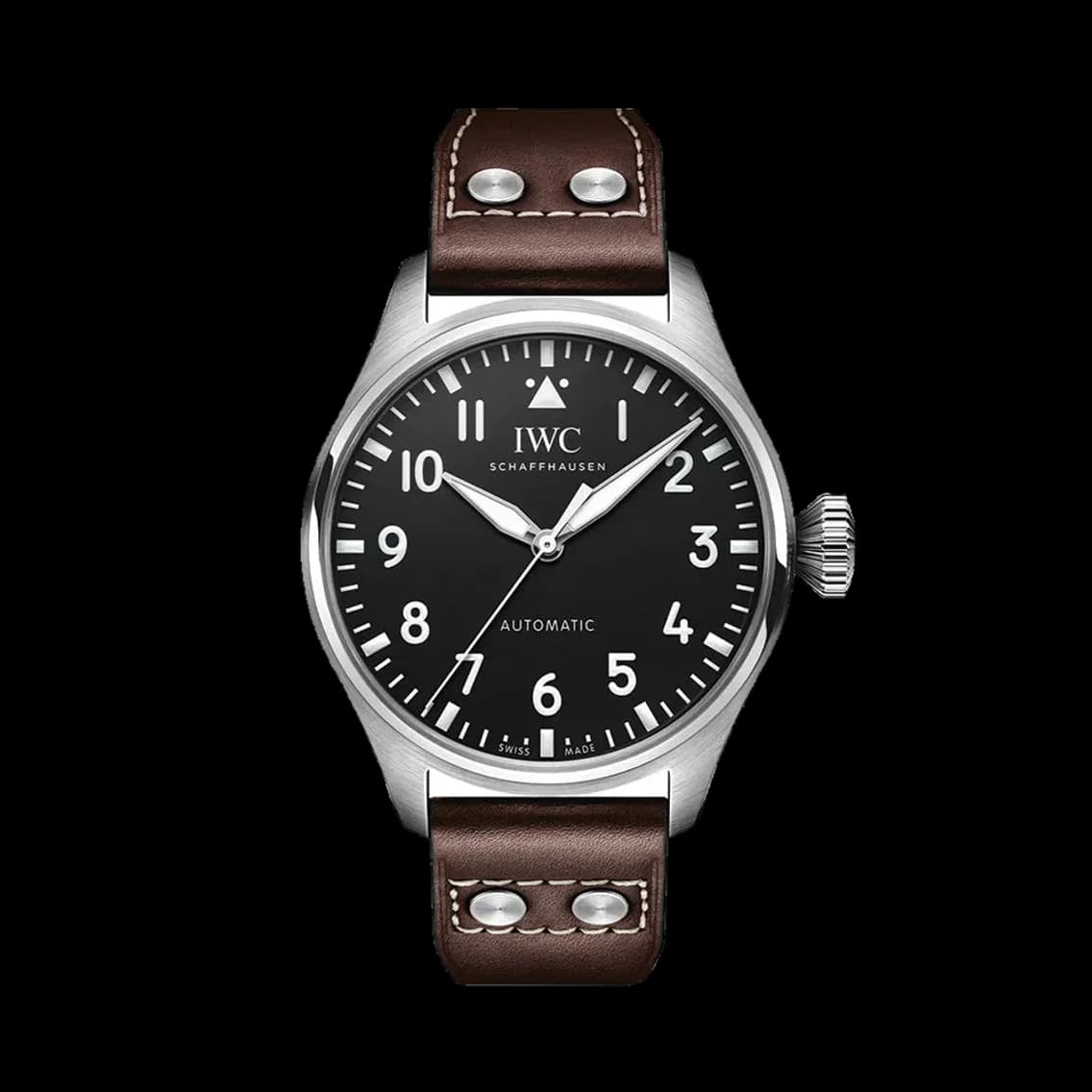 IWC Big Pilot's Watch 43mm - Black on Leather Strap, TEDDY BALDASSARRE 10