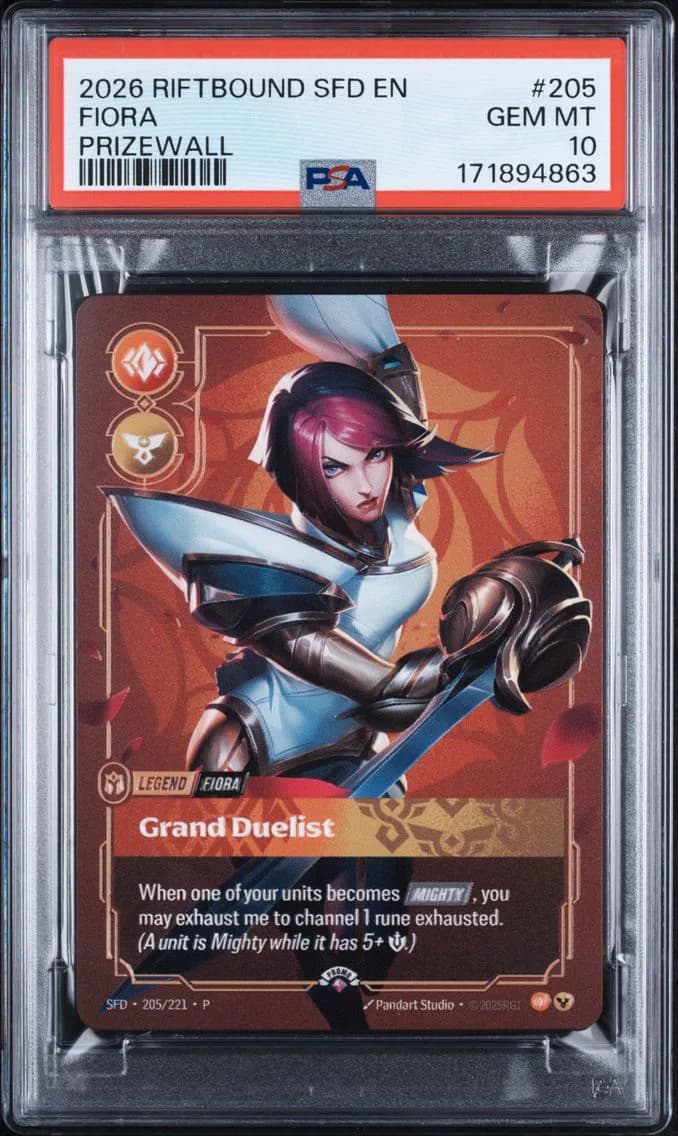 Fiora - Grand Duelist, PSA 10