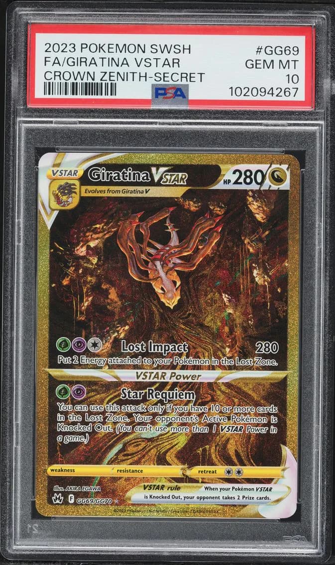 Full Art/Giratina Vstar, PSA 10