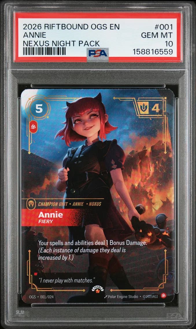 Annie - Fiery, PSA 10