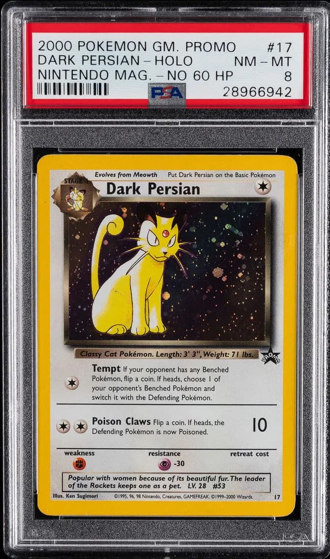 DARK PERSIAN-HOLO, PSA 8