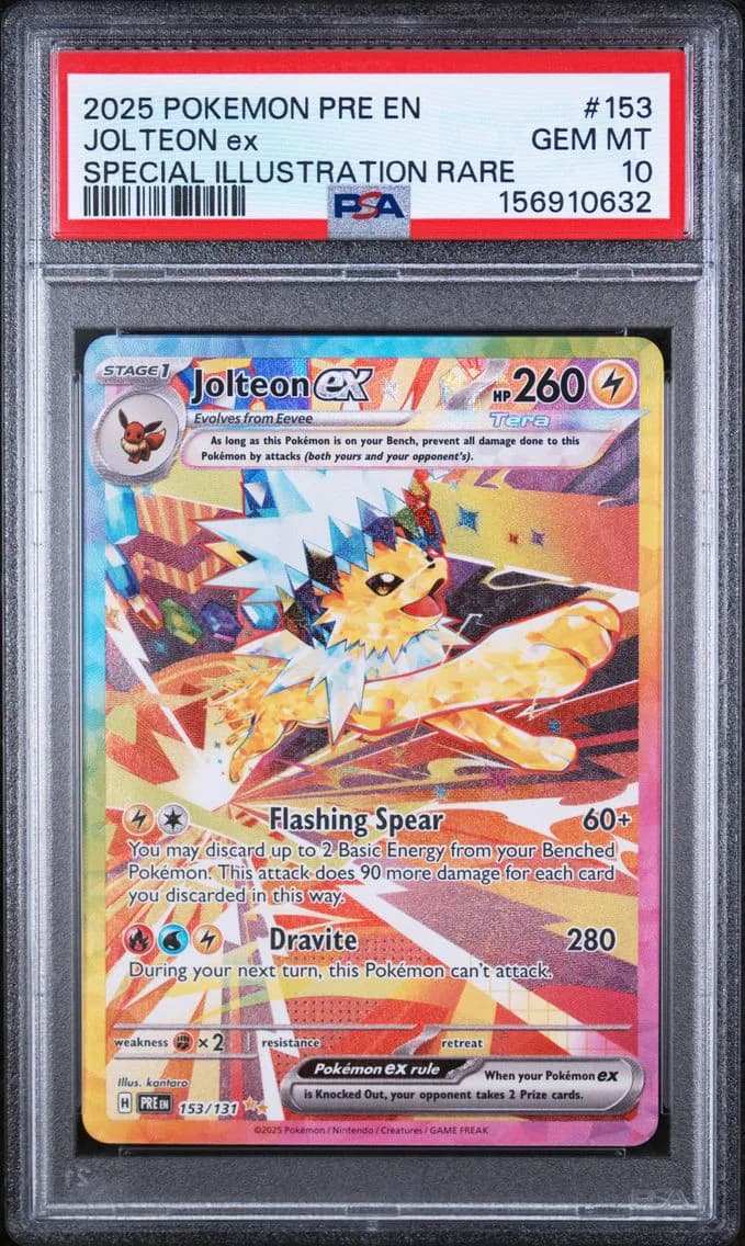 Jolteon EX, PSA 10