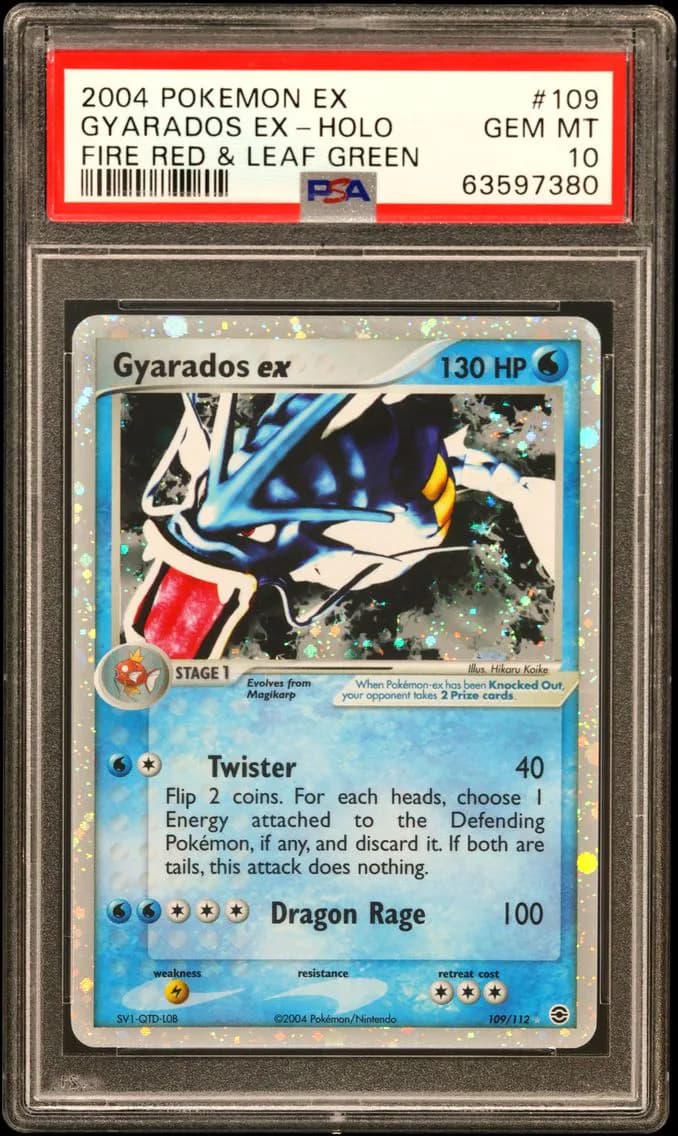 Gyarados EX-Holo, PSA 10