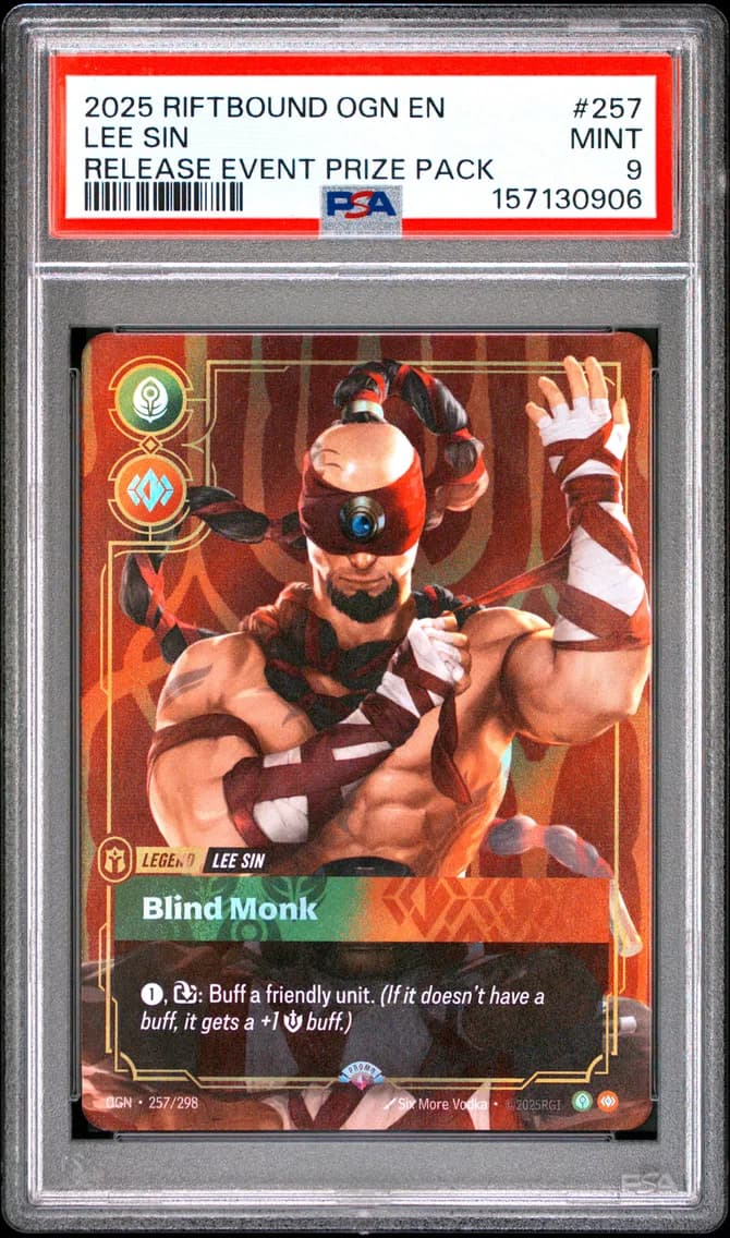 Lee Sin - Blind Monk, PSA 9