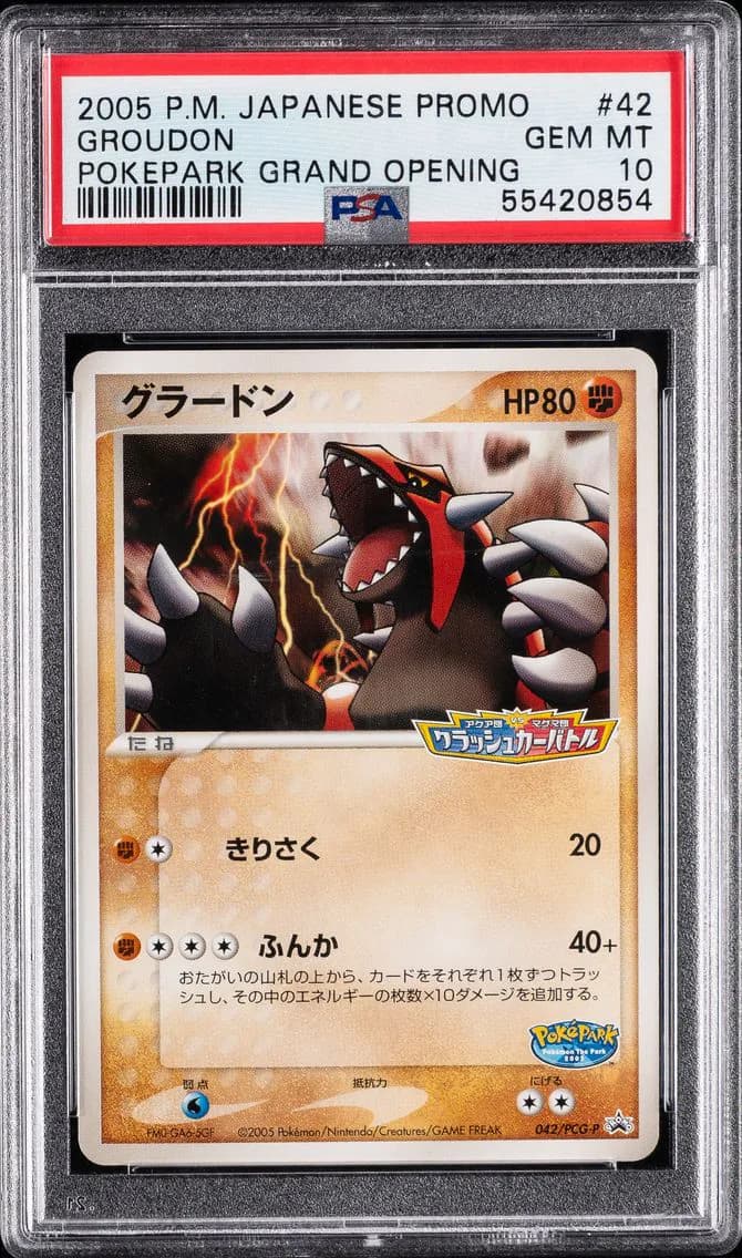 Groudon, PSA 10