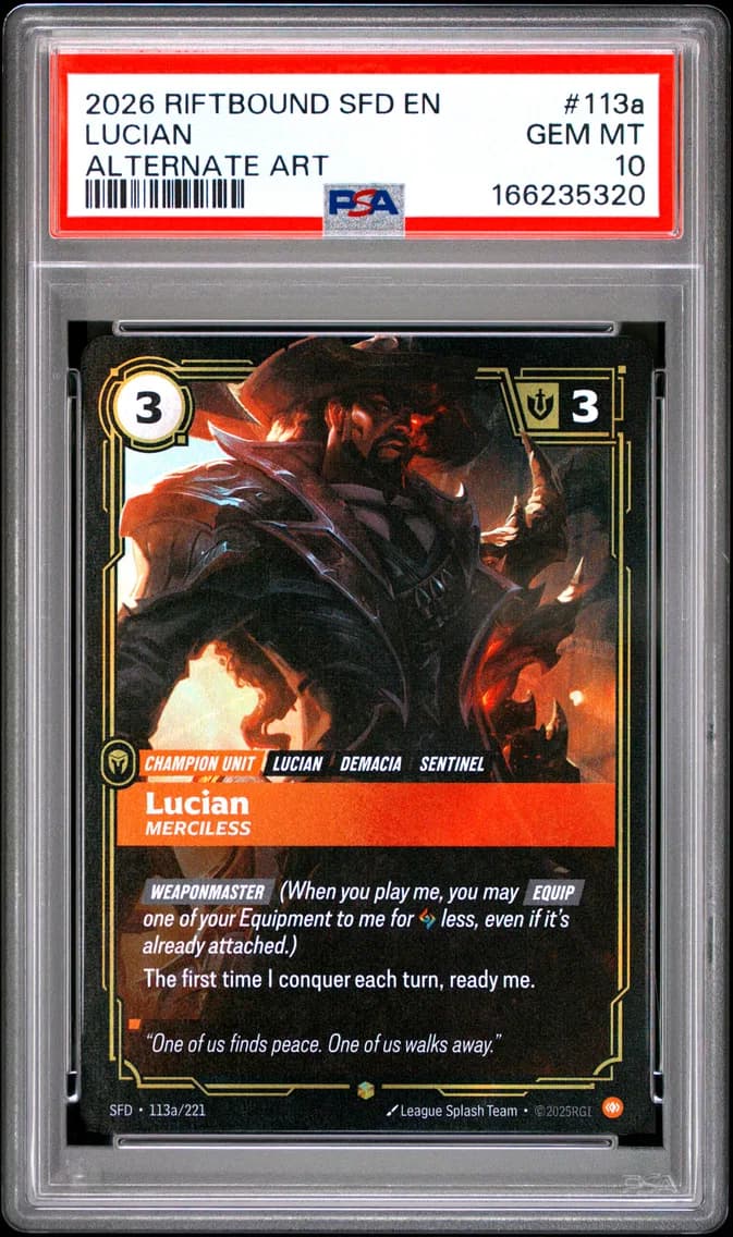 Lucian - Merciless, PSA 10