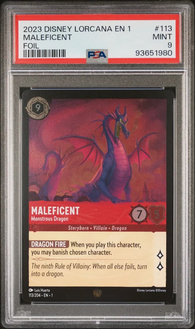 MALEFICENT, PSA 9