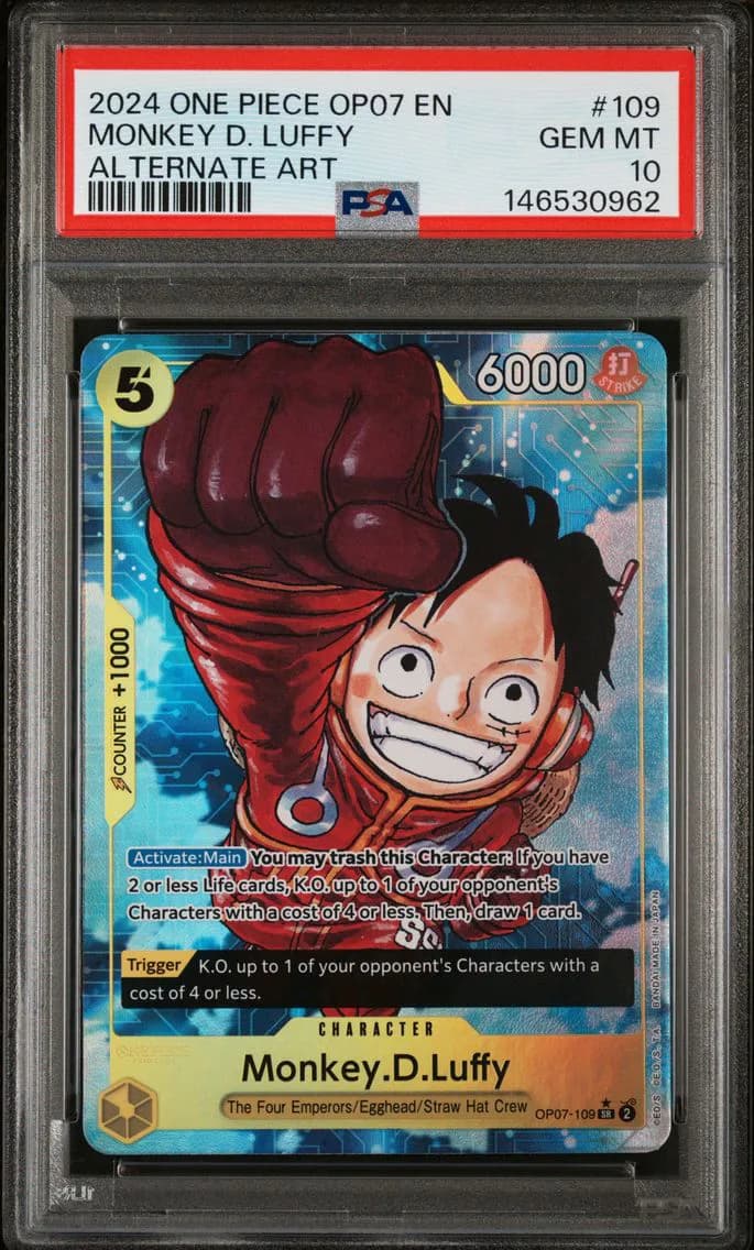 Monkey D. Luffy, PSA 10