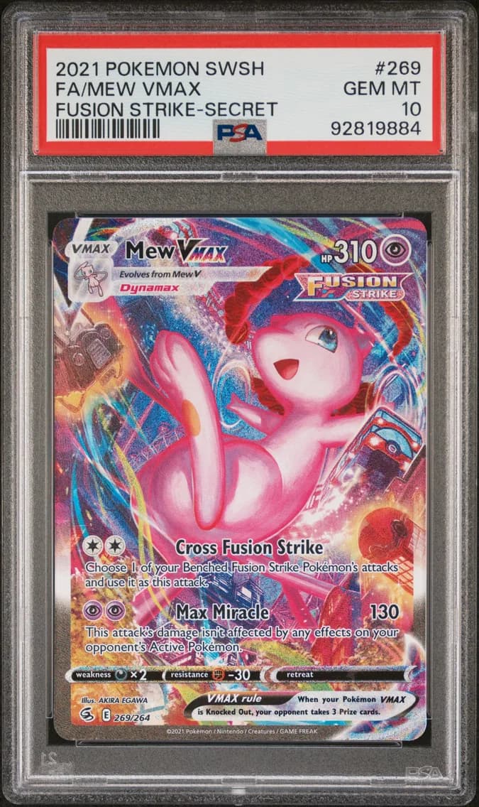 Full Art/Mew Vmax, PSA 10