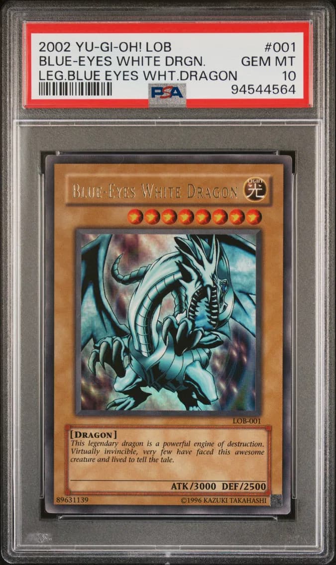 Blue-Eyes White Dragon, PSA 10