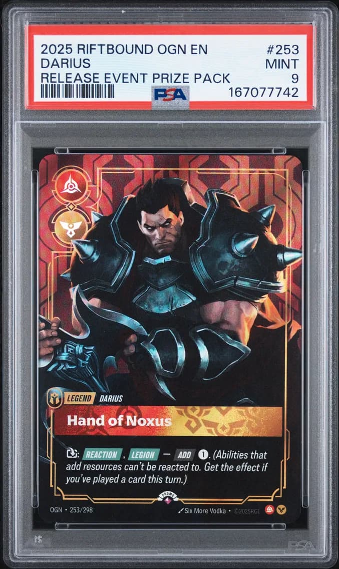 Darius - Hand of Noxus, PSA 9