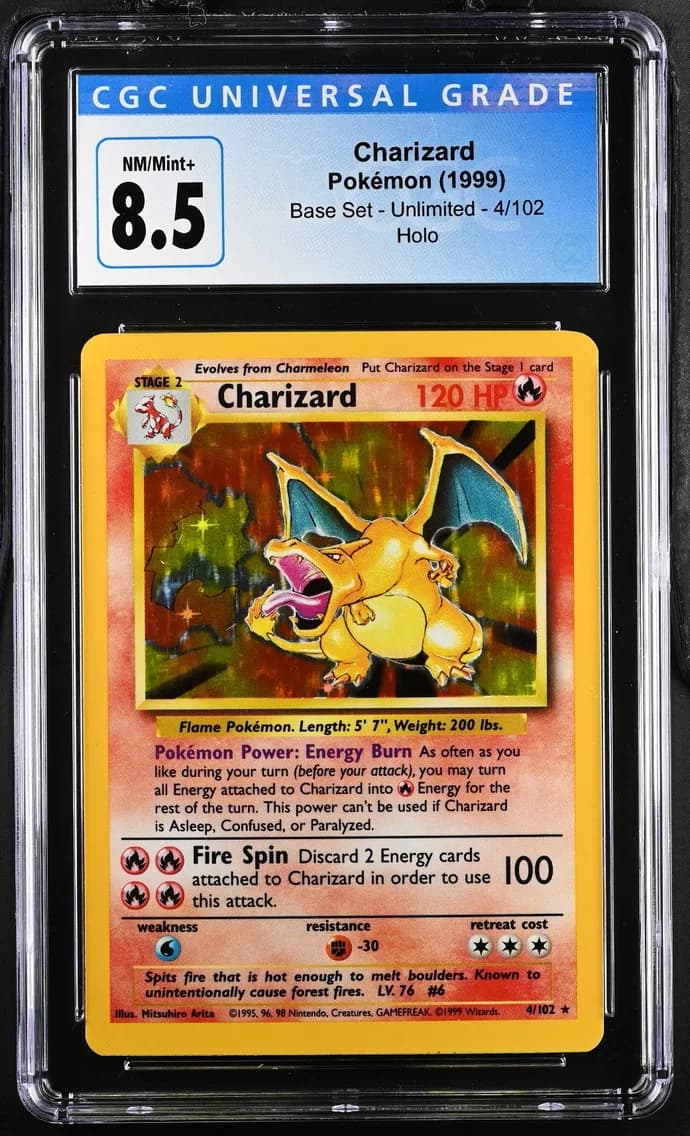 Charizard, CGC 8.5