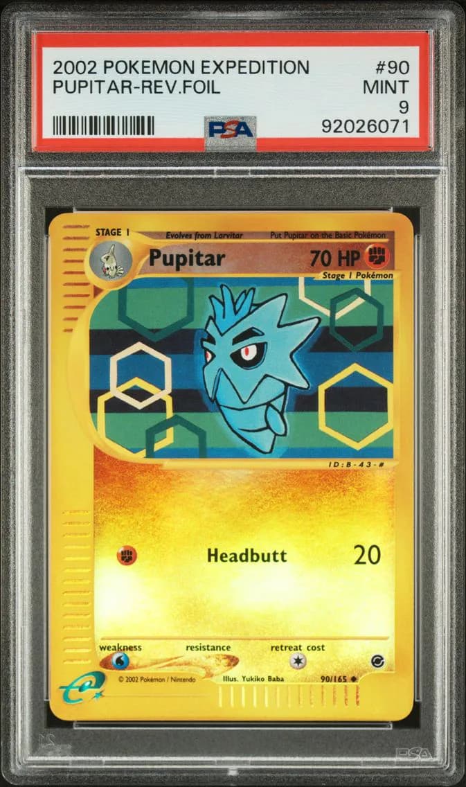 Pupitar-Reverse Foil, PSA 9