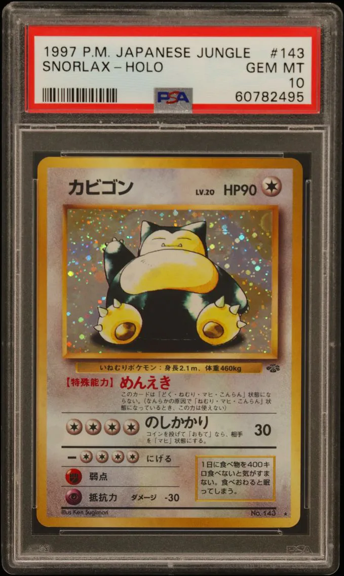 Snorlax-Holo, PSA 10