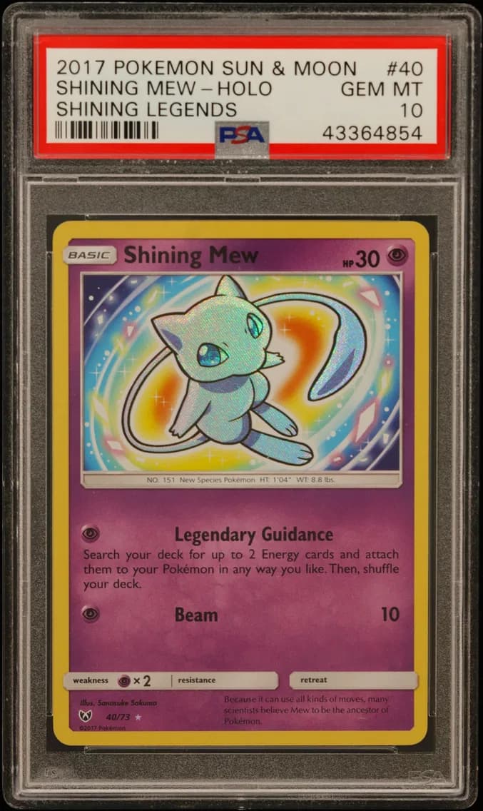 Shining Mew-Holo, PSA 10