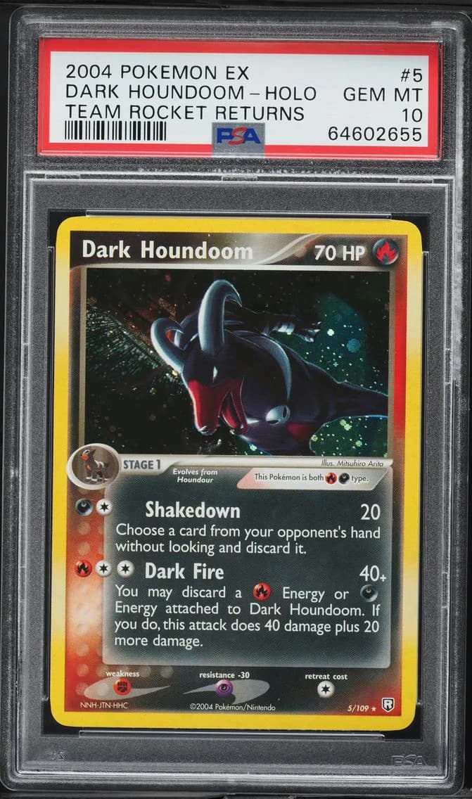 Dark Houndoom-Holo, PSA 10