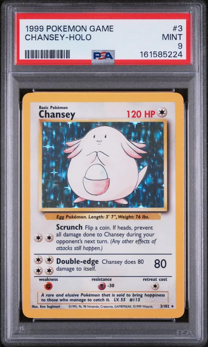 Chansey-Holo, PSA 9