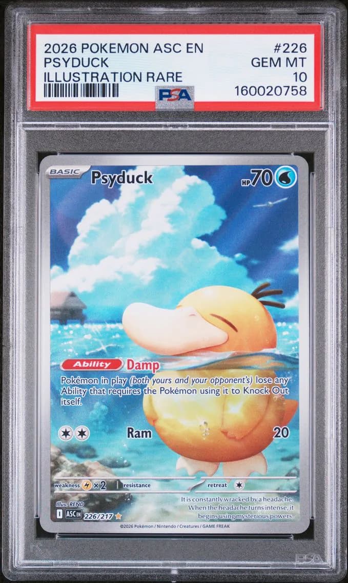 Psyduck, PSA 10