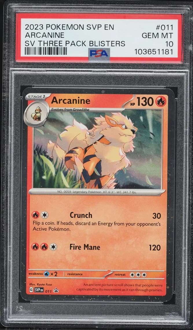 Arcanine, PSA 10