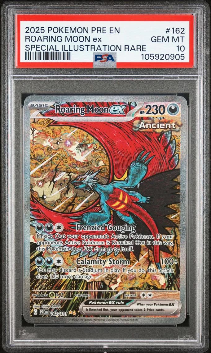 Roaring Moon EX, PSA 10