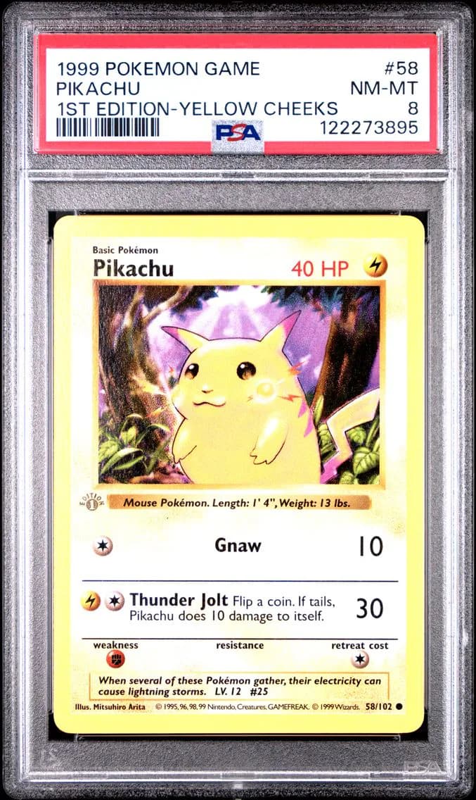 Pikachu, PSA 8