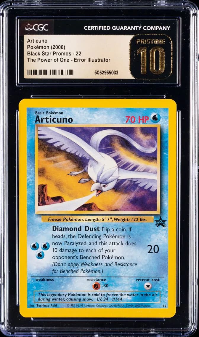 Articuno, CGC Pristine 10