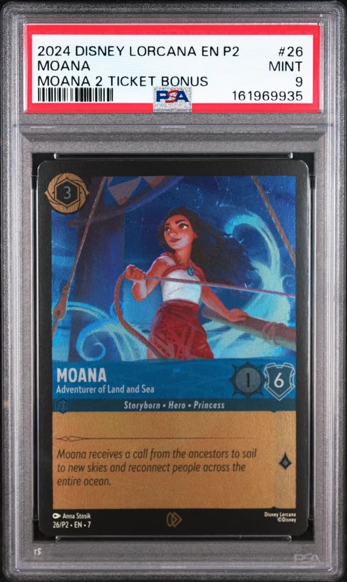 Moana - Adventurer of Land and Sea, PSA 9