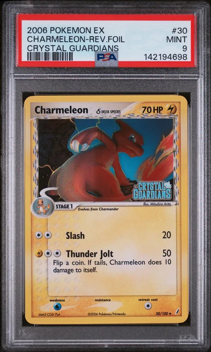 Charmeleon-Reverse Foil, PSA 9