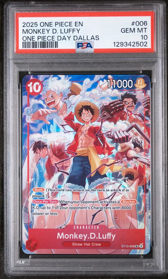 Monkey D. Luffy, PSA 10