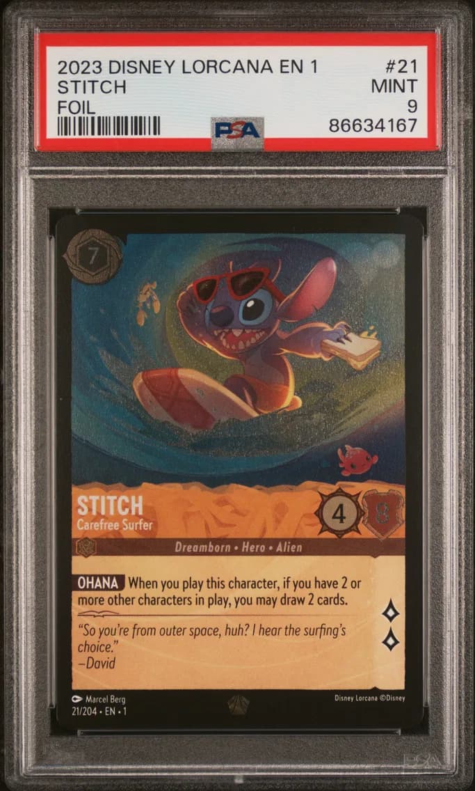STITCH, PSA 9